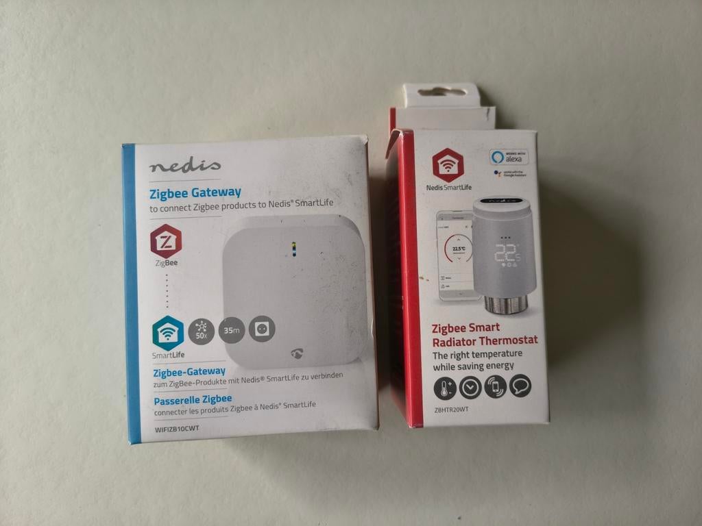Nedis SmartLife Zigbee Radiator Thermostaat & Gateway, Ophalen of Verzenden, Slimme thermostaat, Nieuw