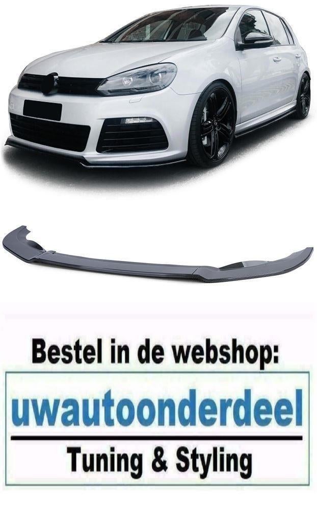 Spoiler Voorspoiler Lip Carbon Look Geschikt Voor Vw Golf 6, Verzenden