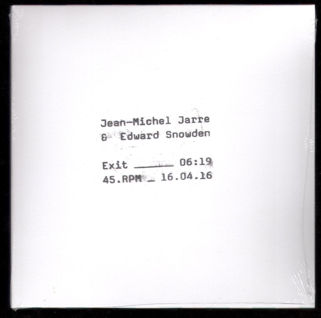 Jean Michel Jarre VINYL SINGLE Edward Snowden - GESEALED, Verzenden, Nieuw in verpakking, Pop