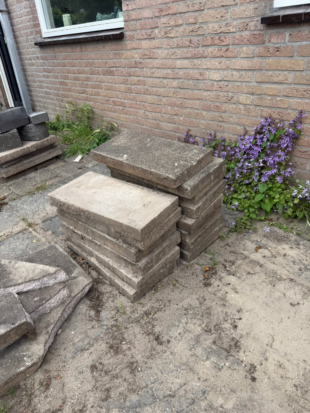 Tuin tegels 30x60, Tuin en Terras, Ophalen, Beton, Terrastegels