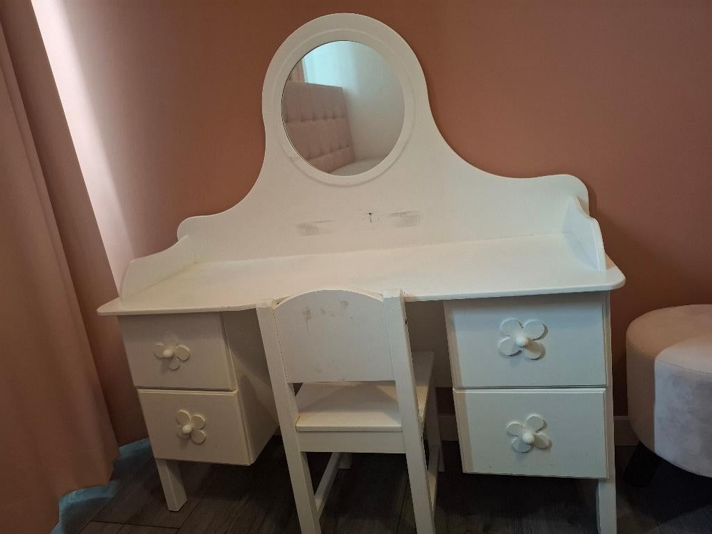 Vintage kinder kaptafel, Ophalen, Gebruikt, 50 tot 100 cm, Minder dan 100 cm