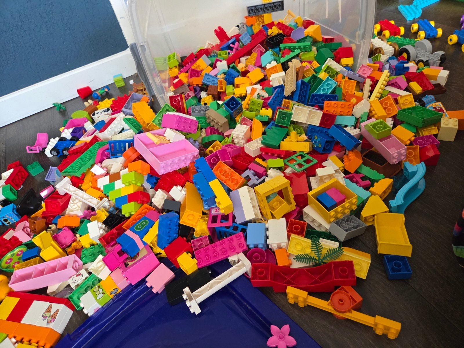 Mega partij Duplo + Hello Kitty set en figuren (OPHALEN), Ophalen, Gebruikt, Inclusief minifiguren, Duplo