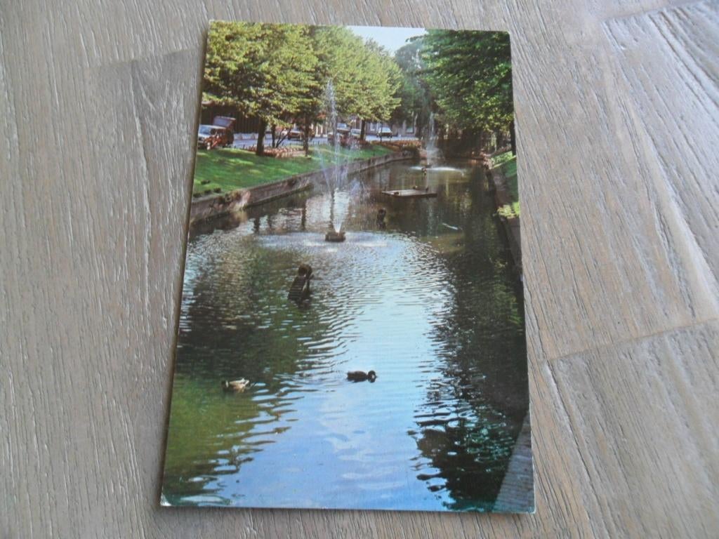 Rijnsburg, Vliet/auto 1983, Verzenden, 1980 tot heden, Gelopen, Noord-Brabant
