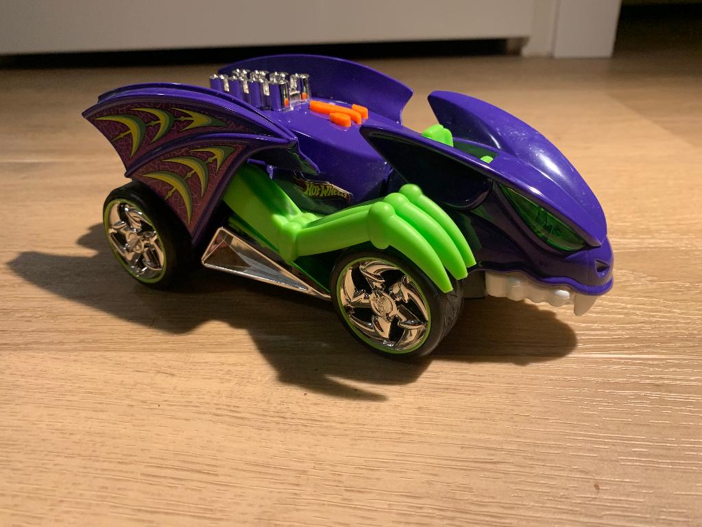 Hotwheels draken auto, Kinderen en Baby's, Speelgoed | Speelgoedvoertuigen, Ophalen of Verzenden, Gebruikt