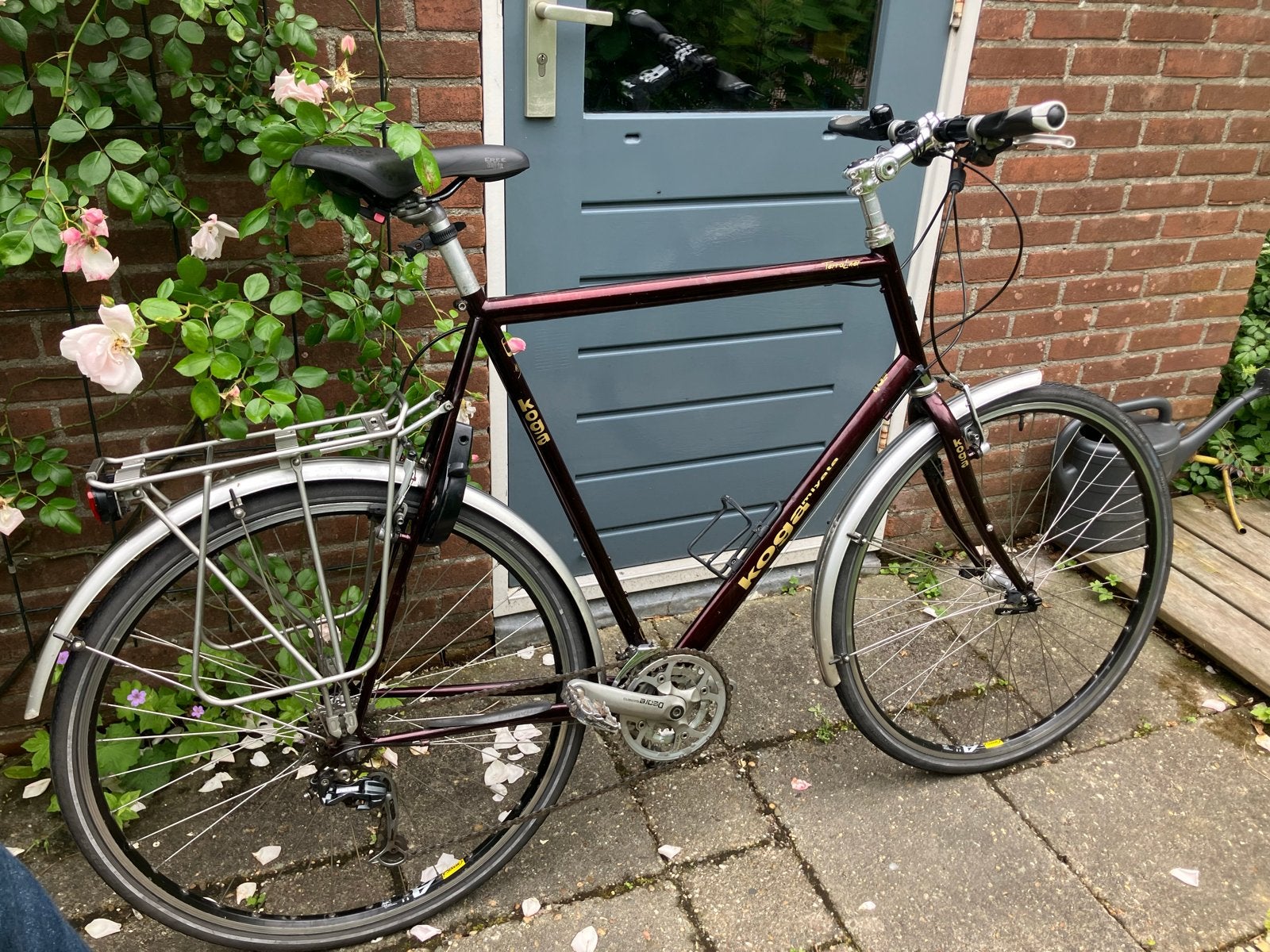 Vintage Koga-Miyata Terraliner toer-/vakantiefiets, Ophalen, 28 inch, Gebruikt, Velgrem