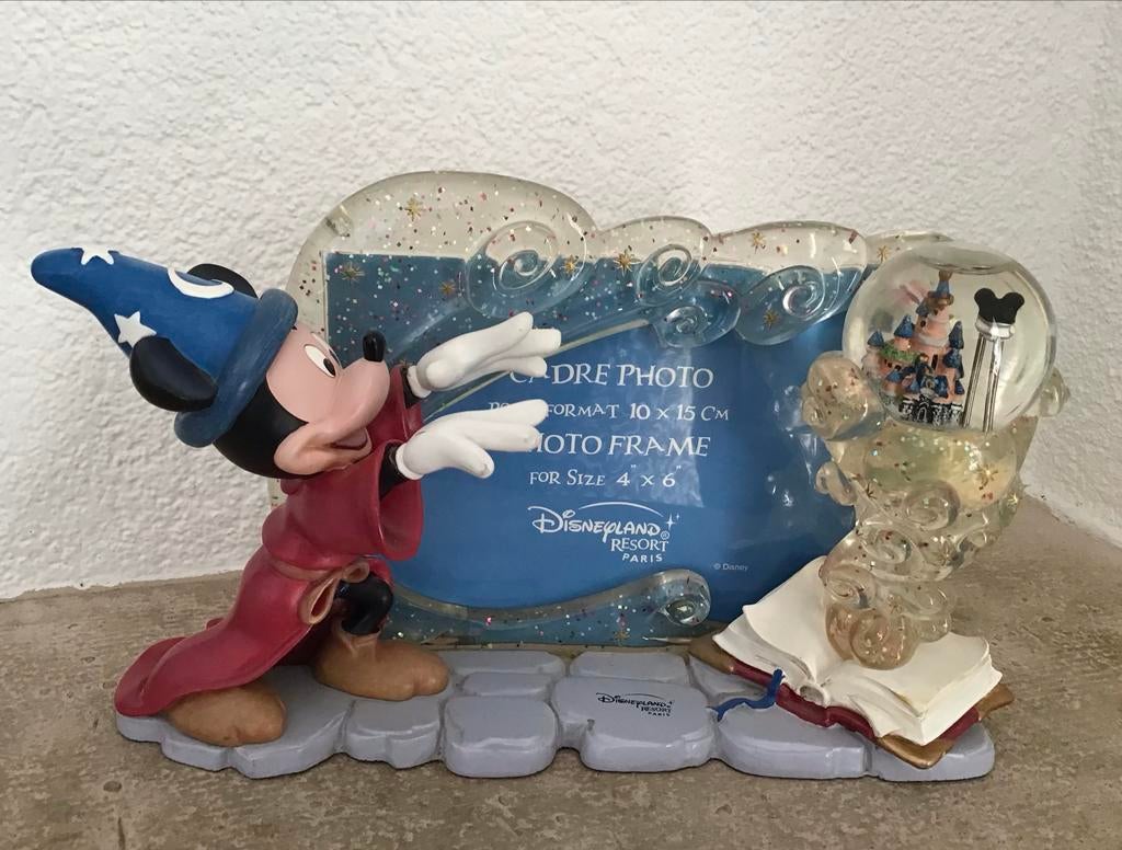 Mickey Mouse Tovenaarsleerling Fotolijst - Disneyland Parijs, Ophalen, Zo goed als nieuw
