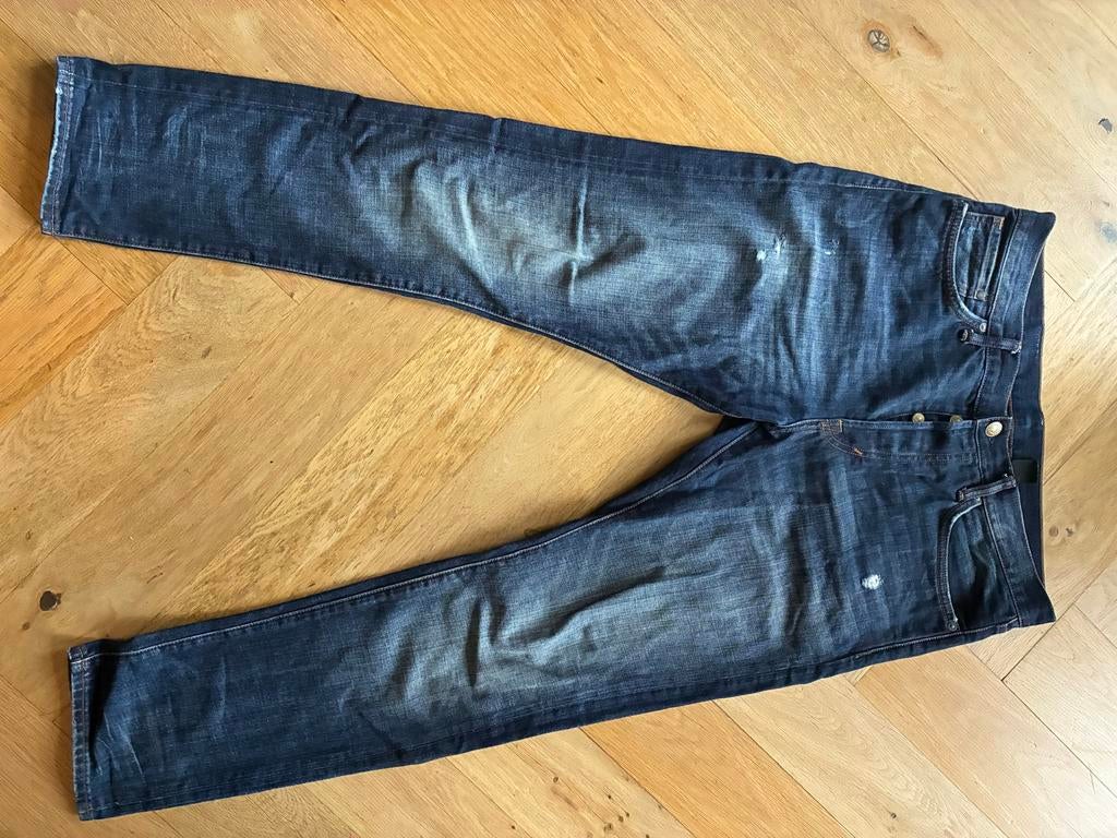 H&M Slim Straight &Denim Jeans W33/L32, Ophalen of Verzenden, Gedragen, Blauw, W33 - W34 (confectie 48/50)