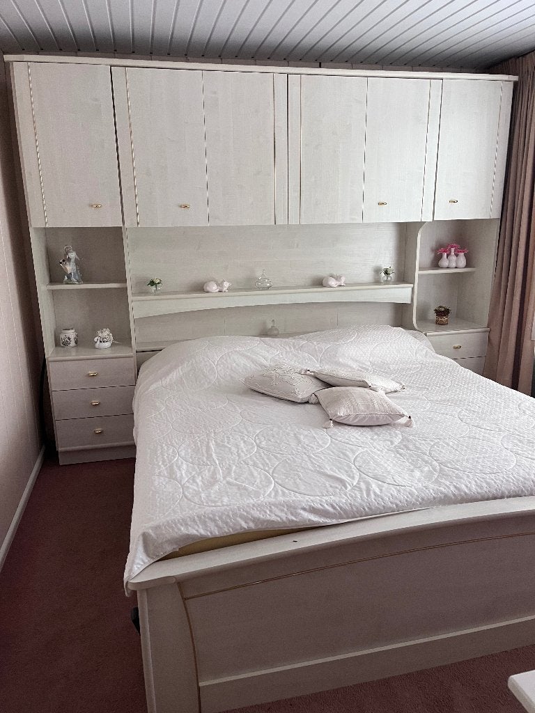 2 persoons elektrisch bed met ombouwkasten, Ophalen, Verstelbaar, 90 cm, Eenpersoons