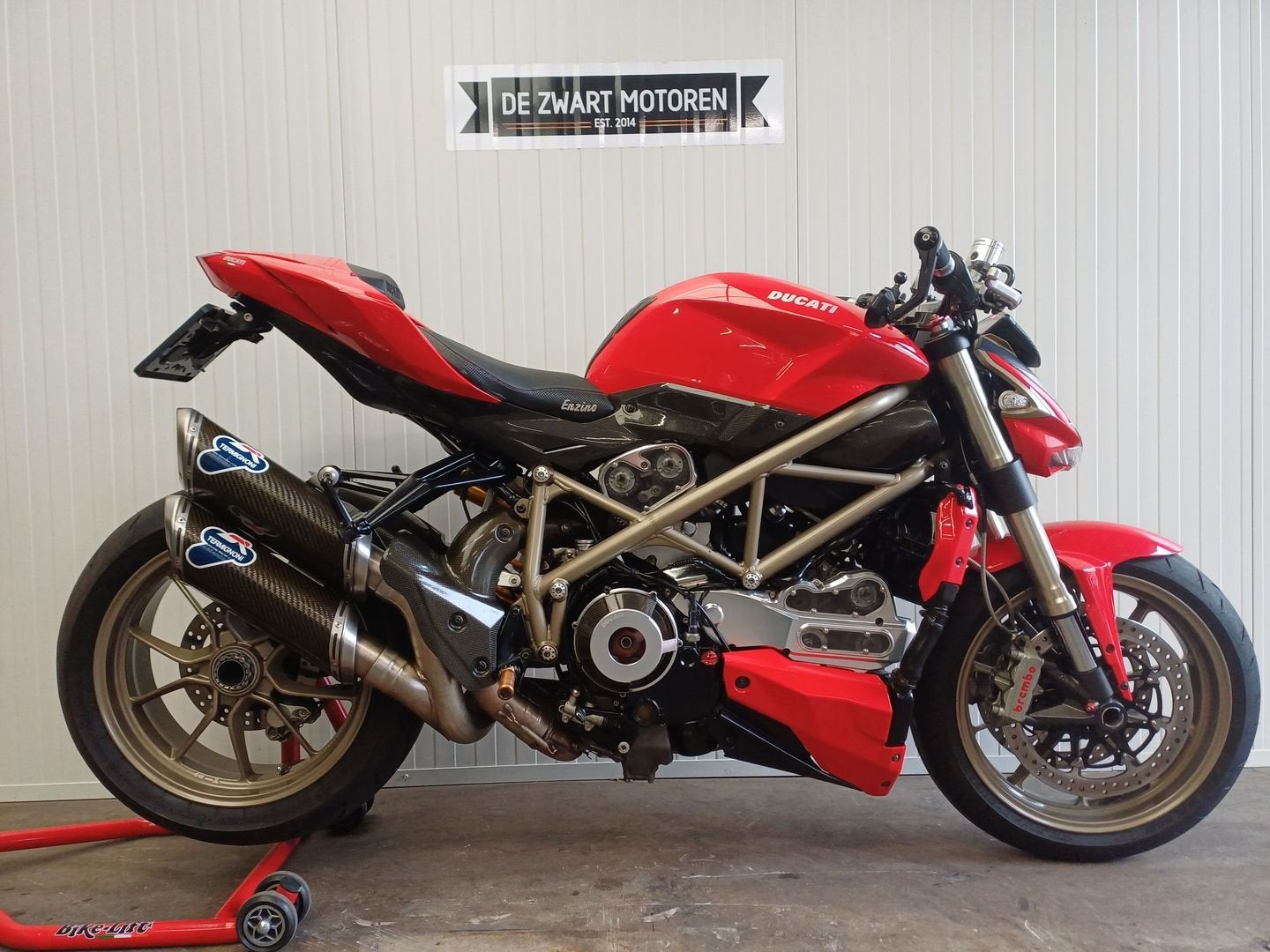 DUCATI STREETFIGHTER 1098 (lbj 2010 29674 incl desmo beurt, Motoren, Motoren | Ducati, Bedrijf, Naked bike, meer dan 35 kW, 2 cilinders