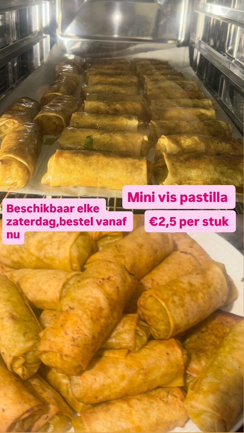 Mini vis pastilla, Ophalen