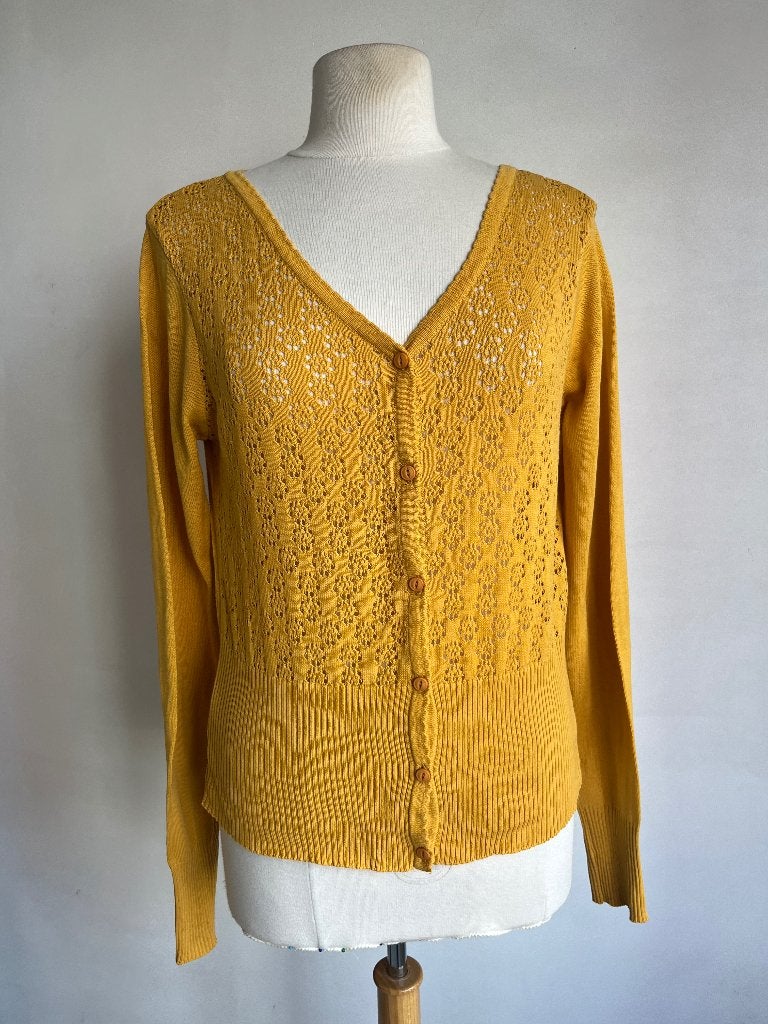 tante betsy vestje geel maat L, Kleding | Dames, Truien en Vesten, Tante Betsy, Verzenden, Geel, Maat 42/44 (L)