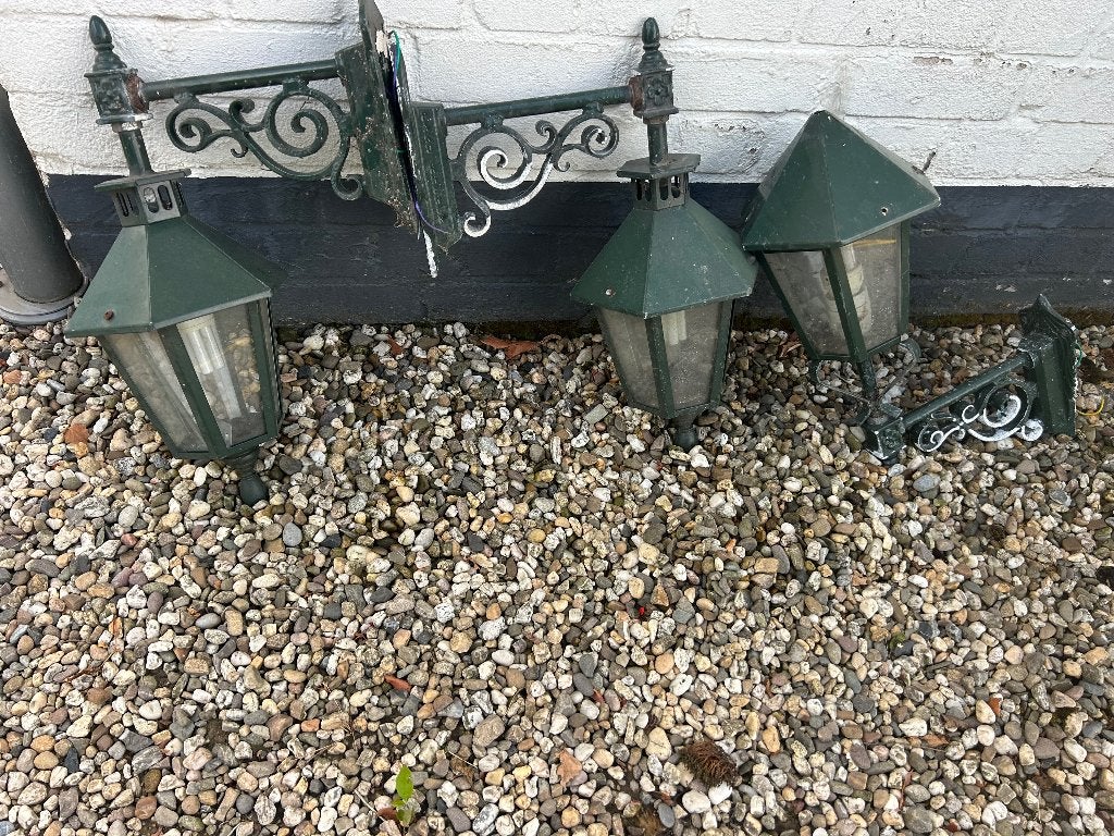 3 buiten hanglampen Pako Rhenen, Ophalen, Gebruikt