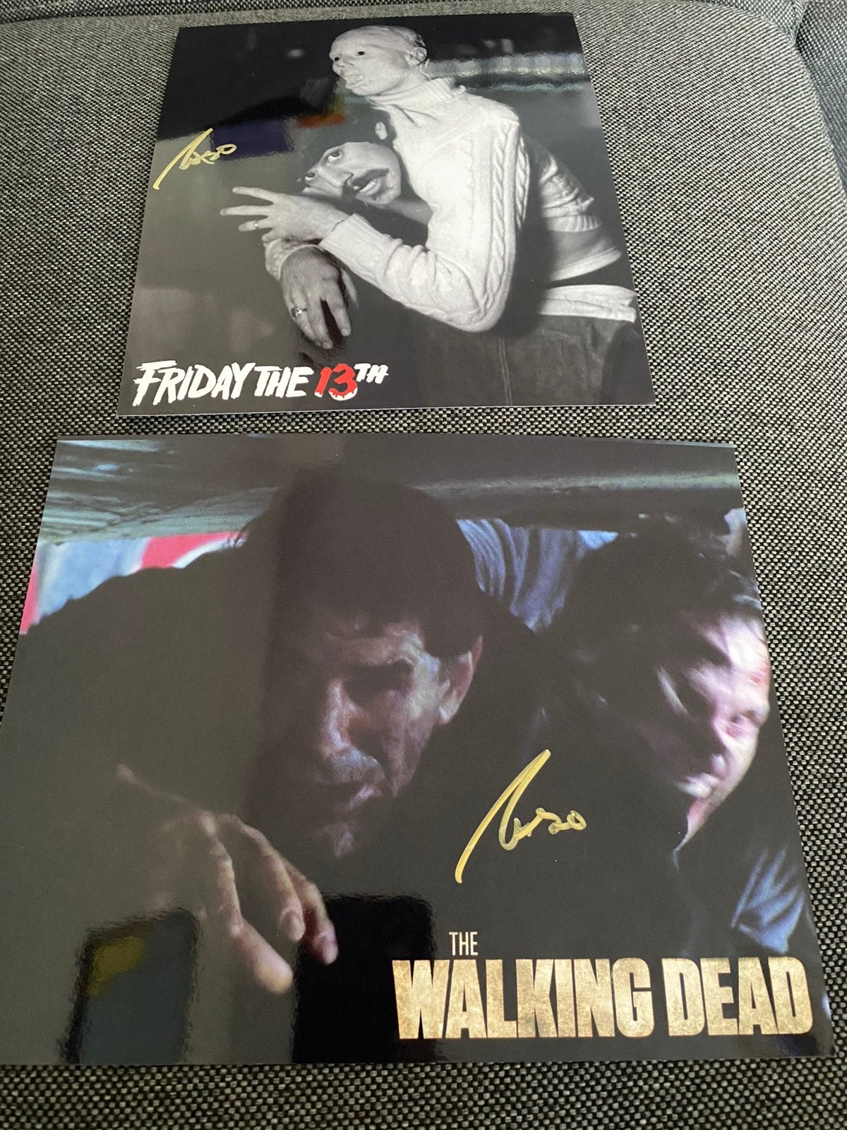 Filmster handtekening taso staurakis 2x, Ophalen of Verzenden, Zo goed als nieuw, Foto of Kaart