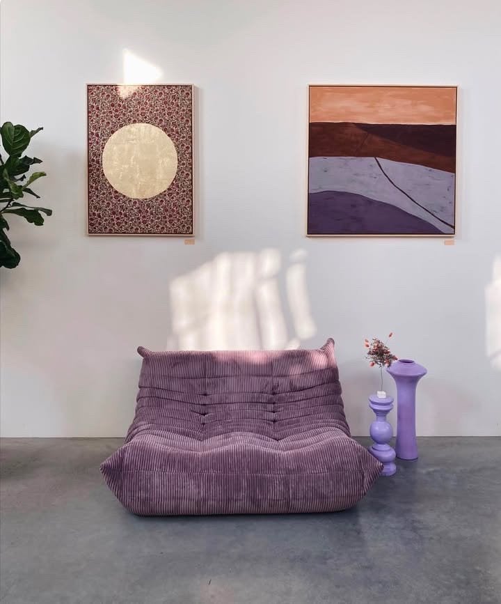 Togo Ligne Roset, Ophalen, Gebruikt, Tweepersoons, 75 tot 100 cm