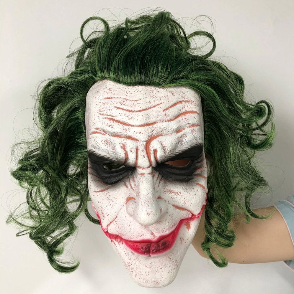 Joker Masker Batman Cosplay Halloween Carnaval, Verzenden, Nieuw, Feestartikel, Halloween of Griezel