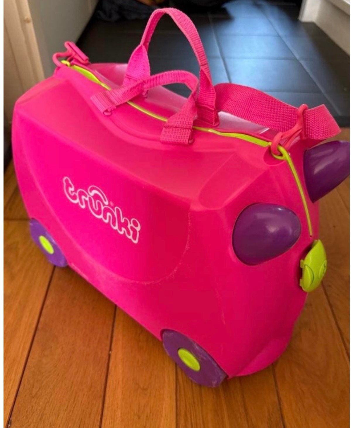 Trunki Kinderkoffer Roze - Handbagage voor Kinderen, Ophalen of Verzenden, Nieuw