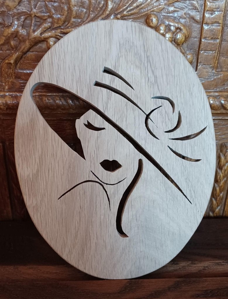 Mooi houten wanddecoratie., Wandhanger, Hout, Nieuw, Klassiek
