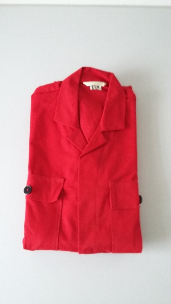 Overall ROOD 100% katoen MAAT 54 OP = OP, Nieuw, Overige maten, Ophalen of Verzenden, Overige thema's