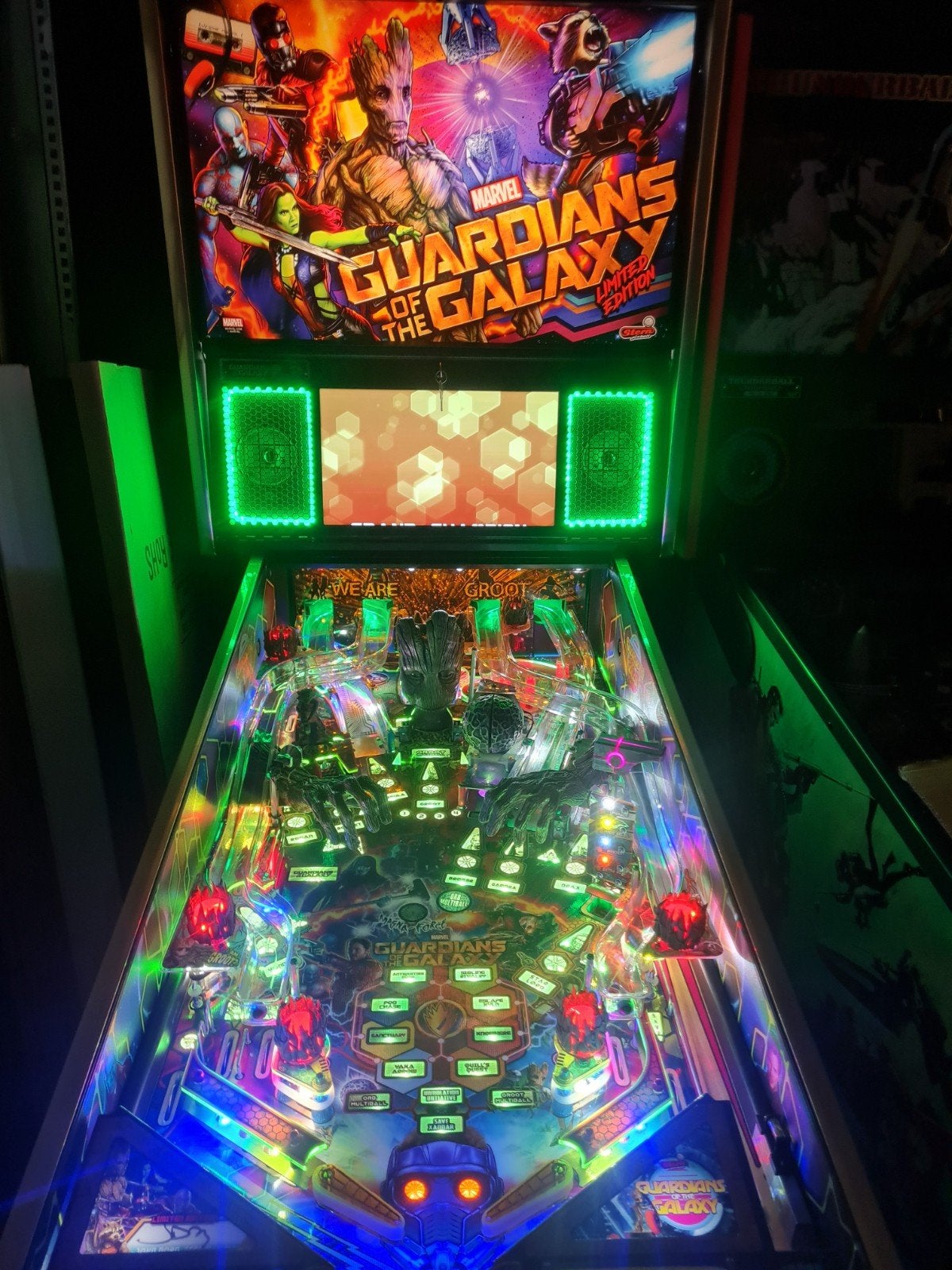 Stern Guardians of the Galaxy Flipperkast, Verzamelen, Automaten | Flipperkasten, Ophalen, Elektronisch, Stern, Zo goed als nieuw