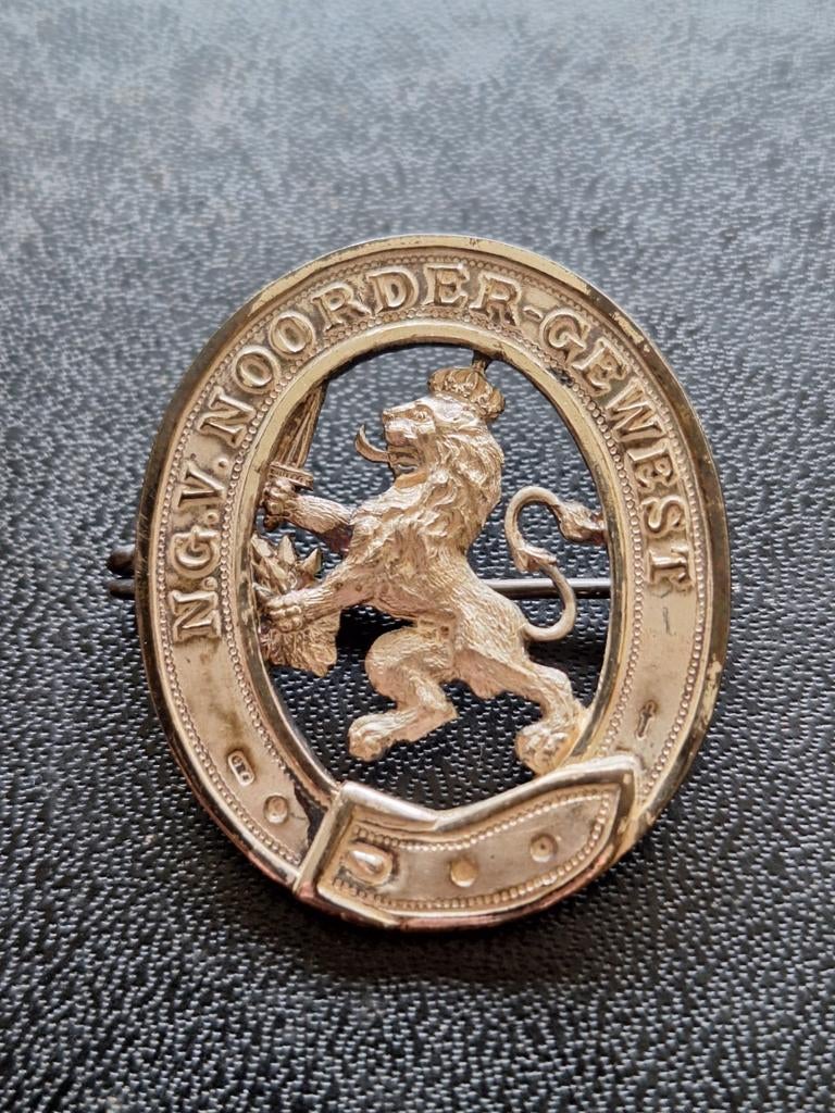 Mobilisatie 1939--1940  periode  zilver Nederland, Ophalen of Verzenden, Nederland, Embleem of Badge