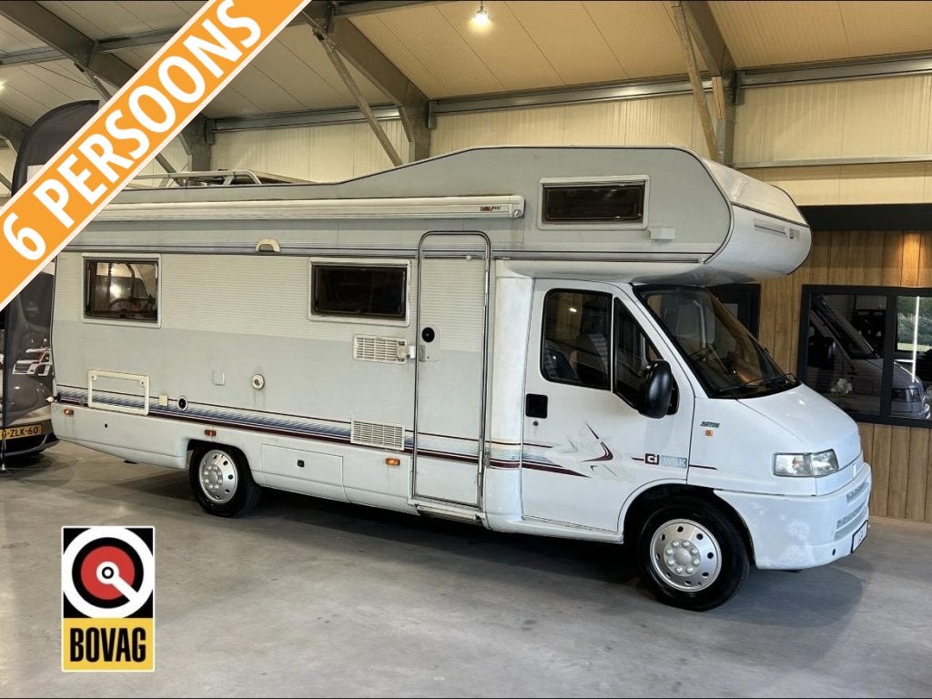 CI WILK AVENTURA 675 6-Persoons Fiat Ducato 2.5TDI, Overige merken, Alkoof, Koelkast, Fiat
