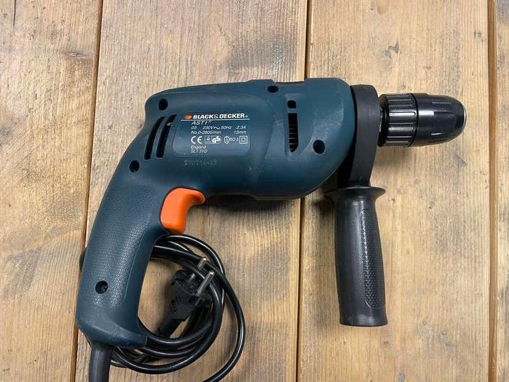 Black & Decker AST11 Klopboormachine - Gebruikt, Boormachine, Ophalen of Verzenden, Zo goed als nieuw, Minder dan 400 watt