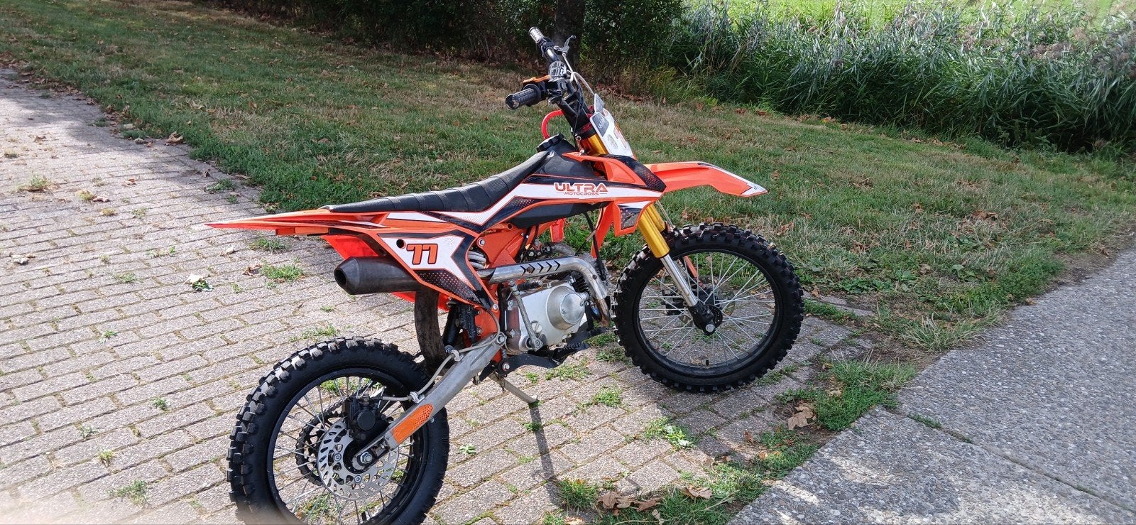 crossmotor/pitbike 125cc, Ophalen, Zo goed als nieuw, Pitbike