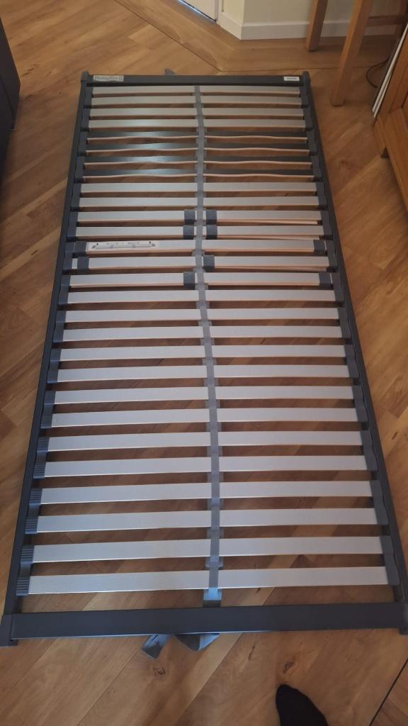 Lattenbodem, Huis en Inrichting, Slaapkamer | Matrassen en Bedbodems, Ophalen, Gebruikt, 90 cm, Eenpersoons