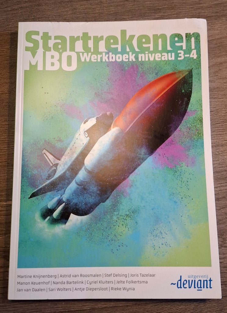 Startrekenen mbo werkboek, Ophalen, Beta, Zo goed als nieuw, MBO