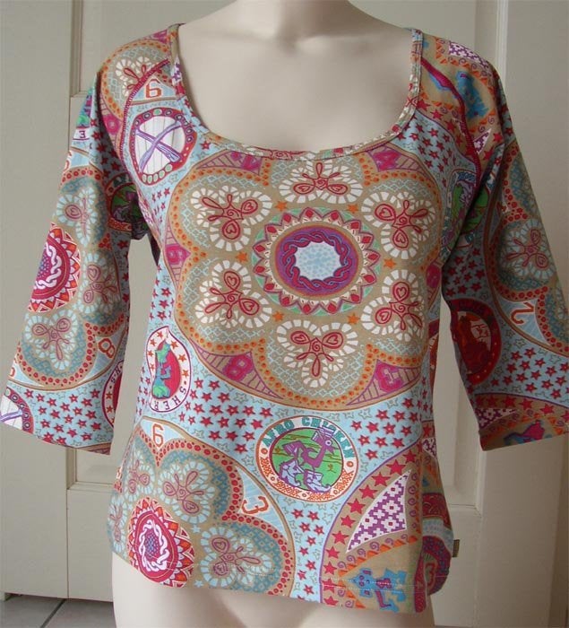 OILILY shirt XL mooie print, Meerkleurig, Maat 46/48 (XL) of groter, Ophalen of Verzenden, Korte mouw