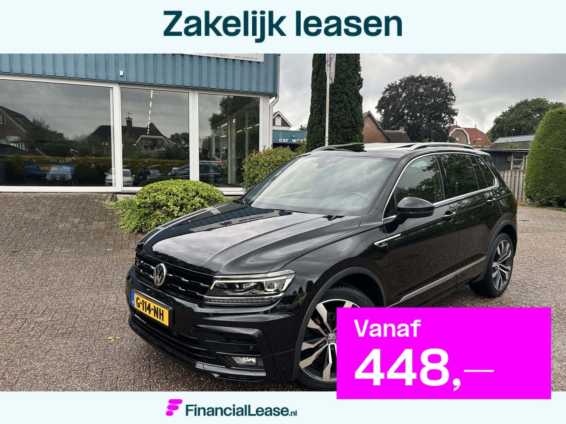 Volkswagen Tiguan 1.5 TSI ACT Highline Business R, 150 pk, Zwart, Origineel Nederlands, SUV of Terreinwagen