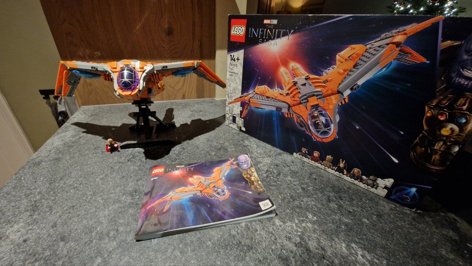 LEGO The Guardians Ship 76193 100% compleet, Marvel, Lego, Ophalen of Verzenden, Zo goed als nieuw
