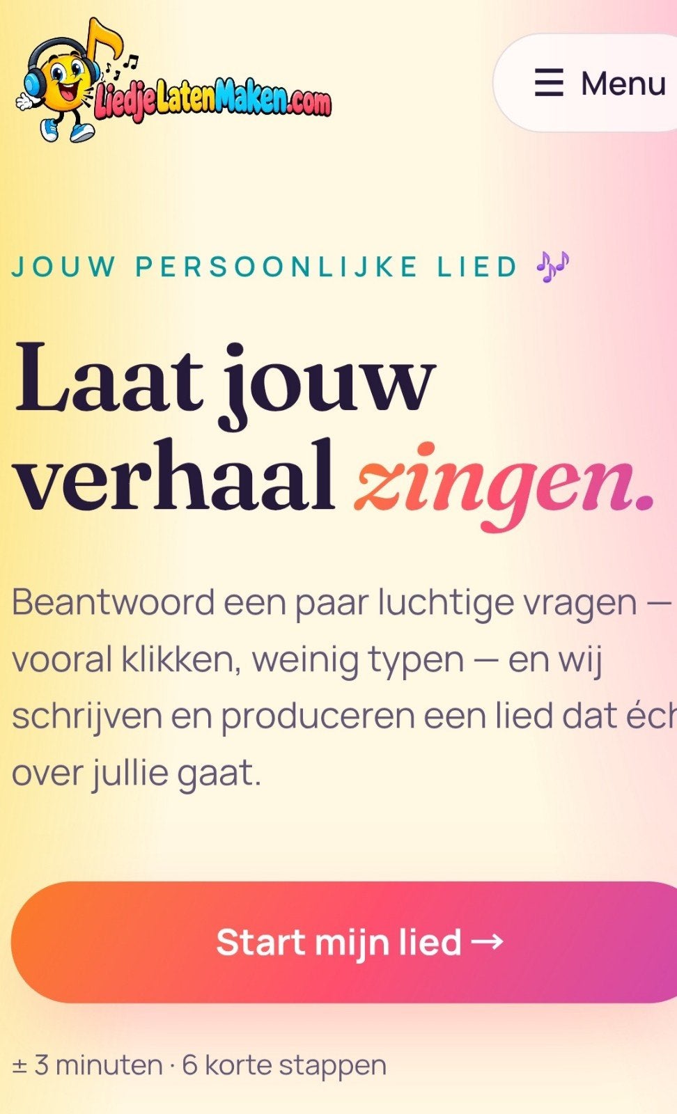 eigen liedje laten maken uniek, leuk cadeau of herinnering, Solo-artiest