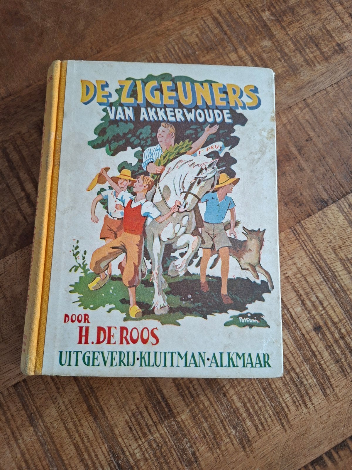 De Zigeuners van Akkerwoude - 1e druk 1950 - Hotze de Roos, Boeken, Ophalen of Verzenden, Gelezen