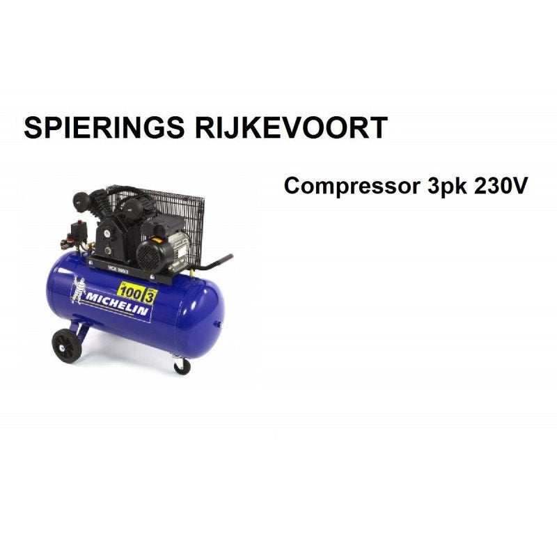Compressor 3 PK 250 L/min Michelin  spierings rijkevoort, Niet ingevuld, Niet ingevuld, Nieuw, Ophalen of Verzenden