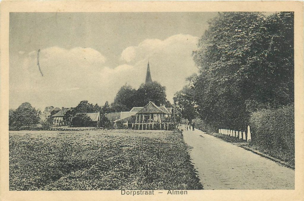 701-285-003 Almen Dorpstraat, Verzenden, Voor 1920, Gelderland