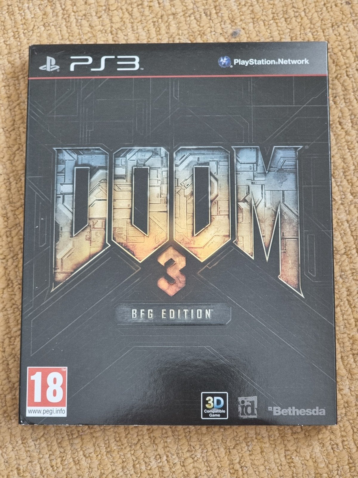 Doom 3 BFG Edition PS3 - 3D Compatible CIB, Ophalen, Vanaf 18 jaar, Shooter, 1 speler