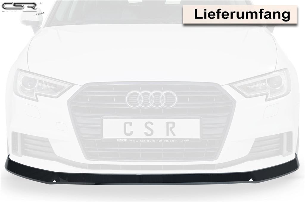 Splitter Voorspoiler Spoiler Geschikt Voor Audi A3 8V CSL393, Auto diversen, Verzenden, Automotive Parts, A.parts@hotmail.nl, Trasmolenlaan 12 3447 GZ Woerden