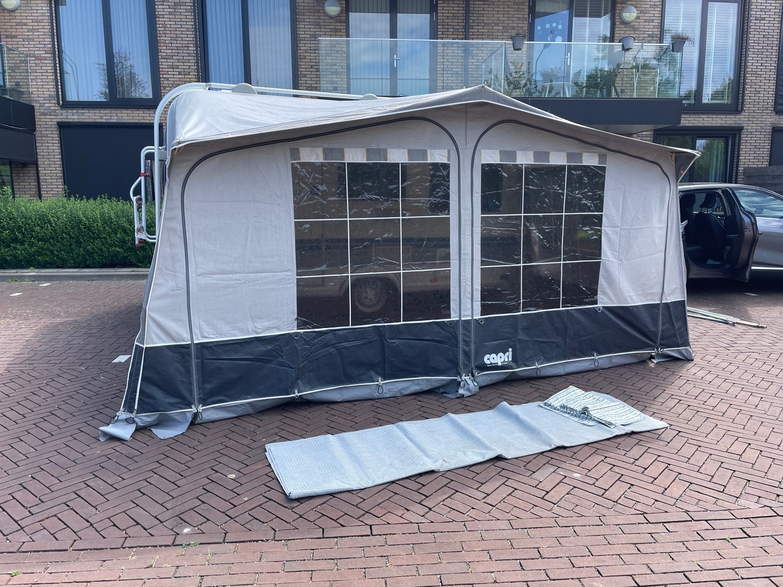 Isabella Capri voortent - Maat 825, Caravans en Kamperen, Voortenten en Luifels, Ophalen, Gebruikt, Ten Cate All Season 240g/m2