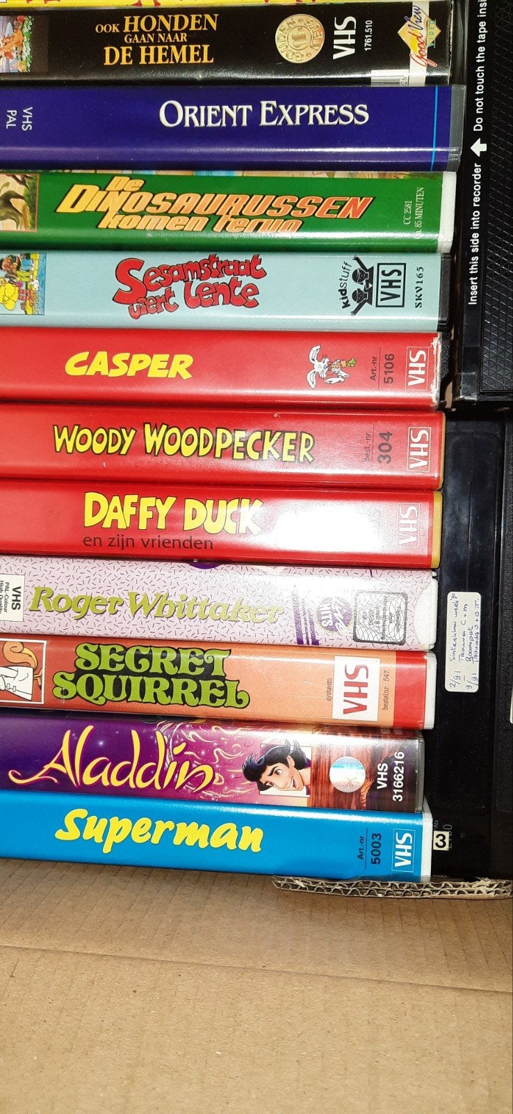 Diverse (kinder)videobanden. oa van Disney. Dvd's volwassene, Ophalen of Verzenden