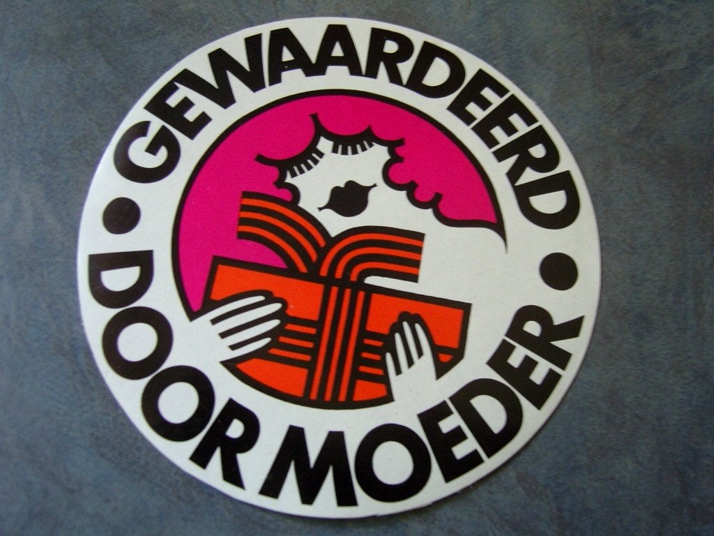 sticker PHILIPS Gewaardeerd door moeder, Verzamelen, Stickers, Ophalen, Zo goed als nieuw