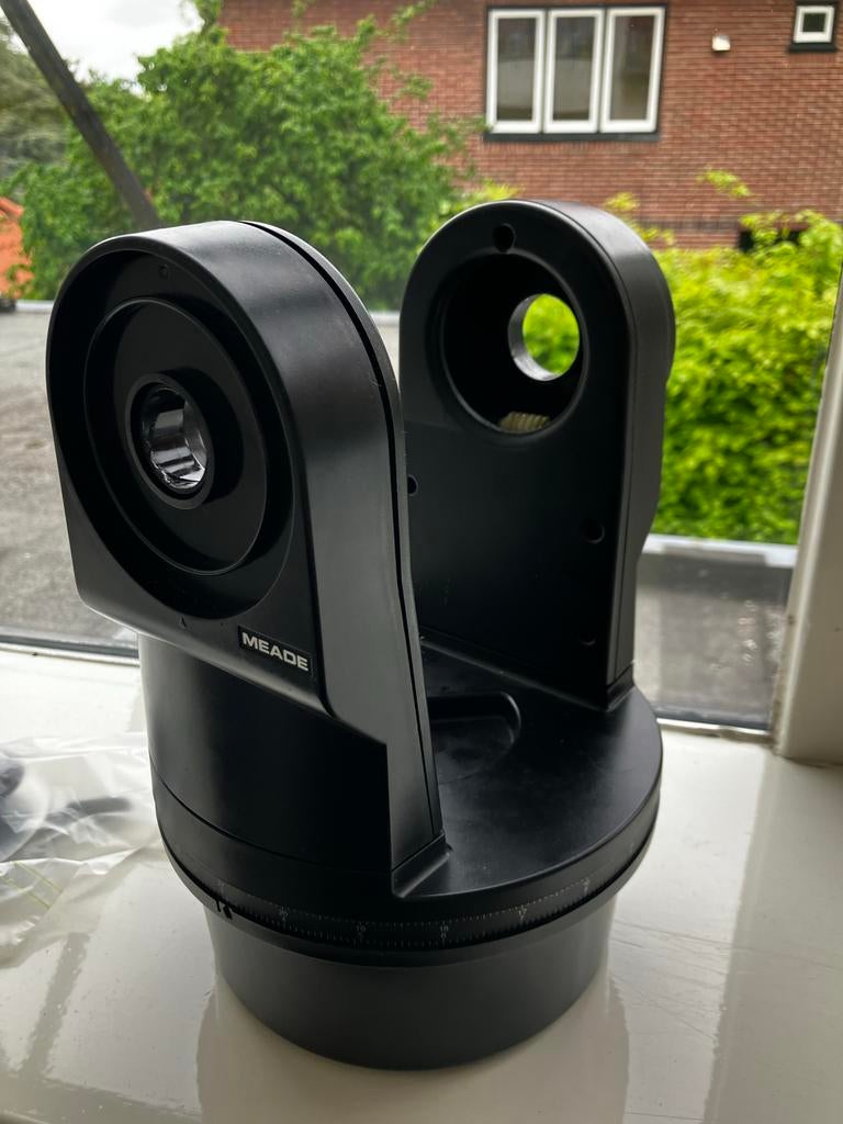 Meade ETX70 vork en aandrijving voor onderdelen (defect), Audio, Tv en Foto, Optische apparatuur | Telescopen, Ophalen, Niet werkend