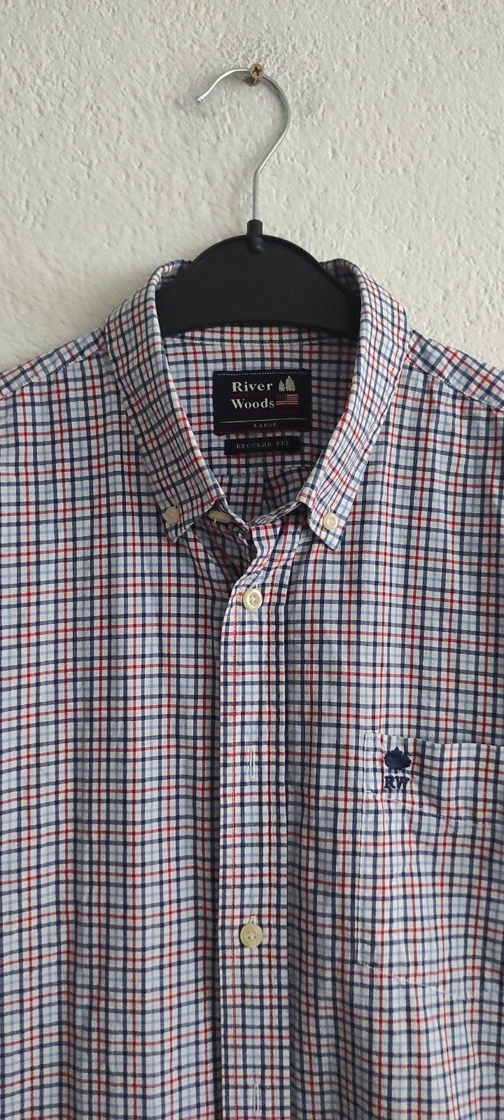 River Woods geruit overhemd - Regular Fit - Maat L, Kleding | Heren, Overhemden, Meerkleurig, Ophalen of Verzenden, Zo goed als nieuw
