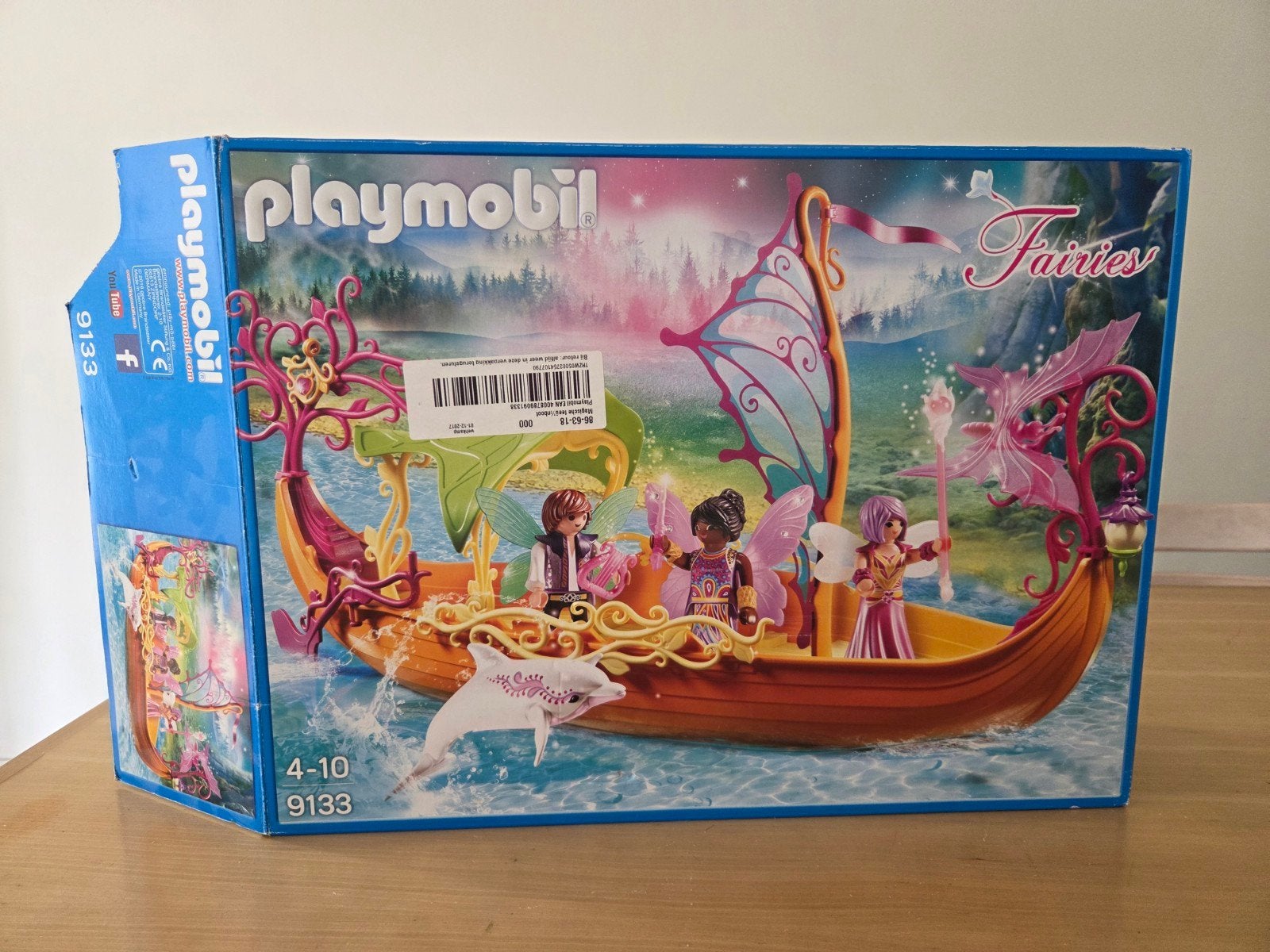 Playmobil Fairies Magische Elfenboot 9133, Complete set, Fantasy, Ophalen of Verzenden, Zo goed als nieuw