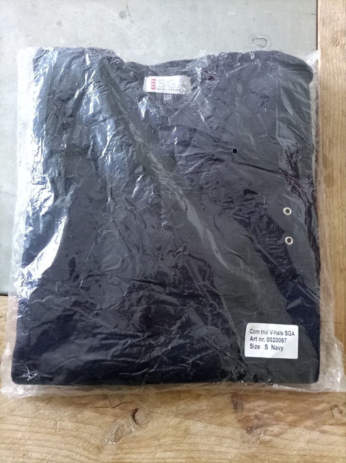 SGA Bedrijfskleding V-hals trui - Maat S - Navy, Kleding | Heren, Blauw, Nieuw, Ophalen of Verzenden, SGA Bedrijfskleding