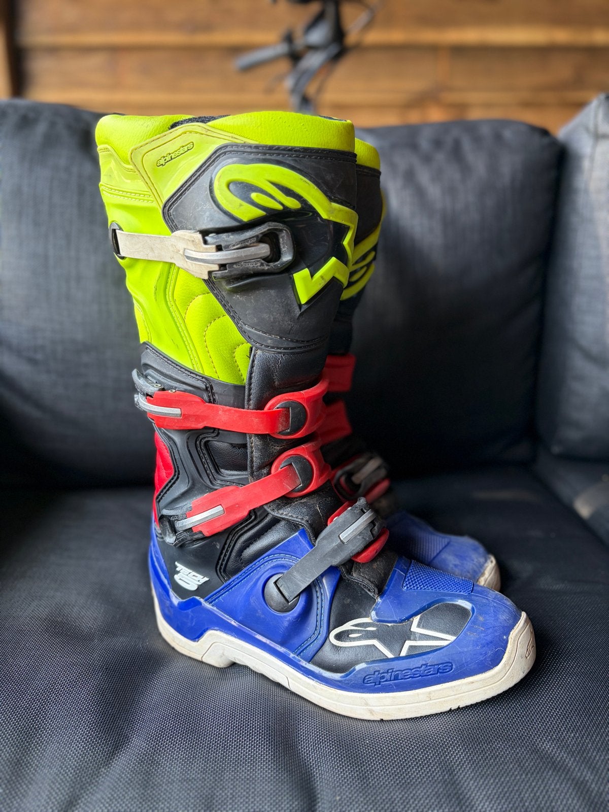 Alpinestars Tech 5 Motorcrosslaarzen - Maat 43, Motoren, Ophalen of Verzenden, Tweedehands, Heren, Laarzen