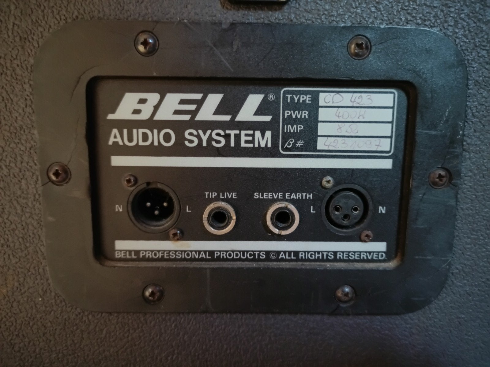 Bell Audio System CD 423 met TOA MX-401 mixer, Muziek en Instrumenten, Mengpanelen, Ophalen, Gebruikt, Minder dan 5 kanalen, Microfooningang