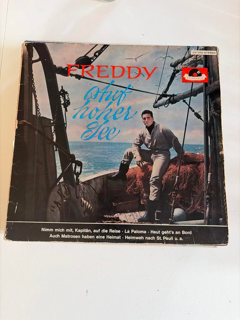 Freddy - Auf Hoher See LP, Ophalen of Verzenden, Voor 1960, Gebruikt, 12 inch