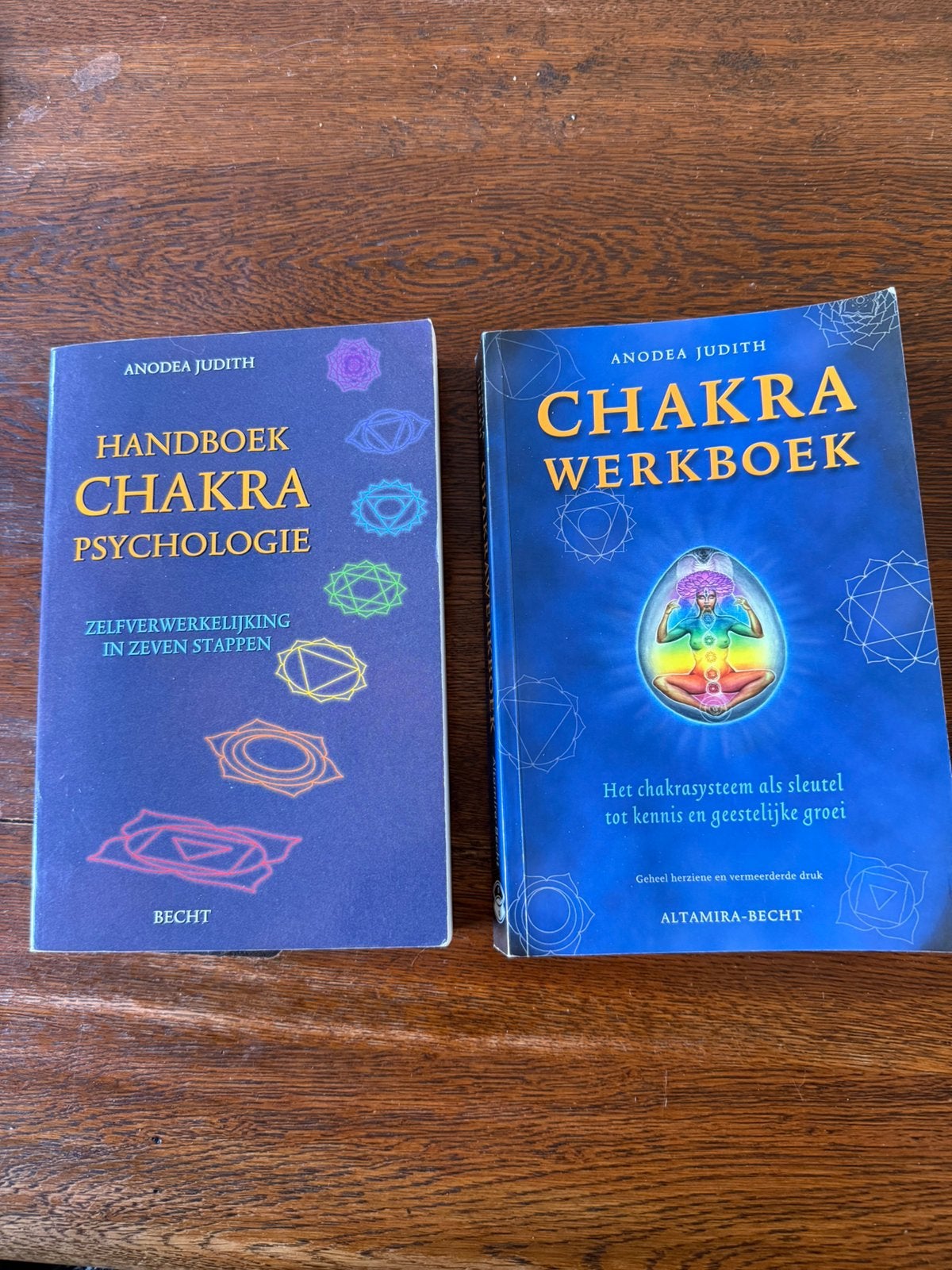Anodea Judith - Handboek Chakrapsychologie + Chakra Werkboek, Ophalen of Verzenden, Zo goed als nieuw, Spiritualiteit algemeen