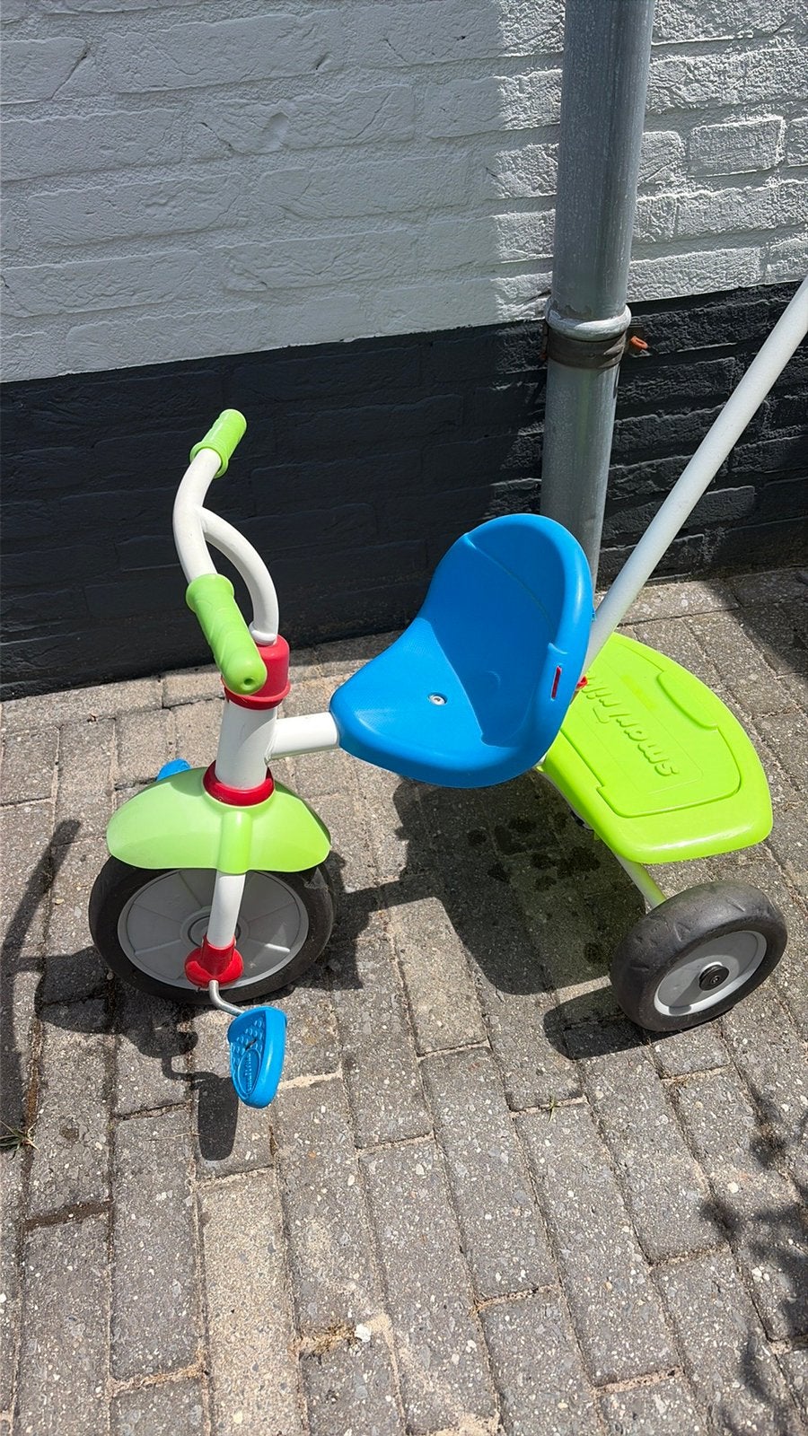 Driewieler Smartrike incl duwstang, Ophalen, Zo goed als nieuw, Duwstang